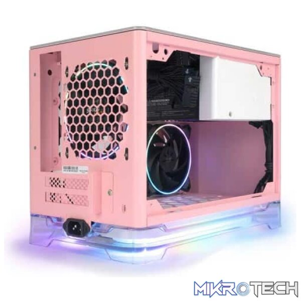 In-Win A1 Plus Pink Mini-ITX Gaming Chassis + 650W 80 plus gold psu - Image 4